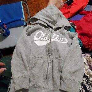 Grey old navy hoodie